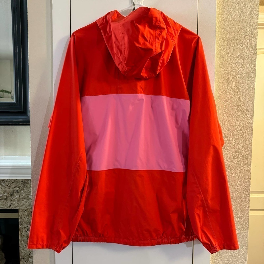 Nike ACG Packable Rain Jacket Small Pink Red Water Resistant Nylon Gorpcore - Picture 5 of 8